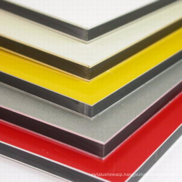 4mm PVDF/PE fire retardant aluminum composite wall panel with good quality